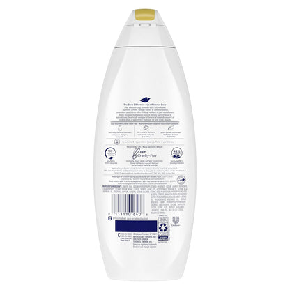 Glowing Body Wash Moisturizes for Radiant Skin Mango Butter and Almond Butter Moisturizing and Sulfate-Free 22 Oz, 4 Count