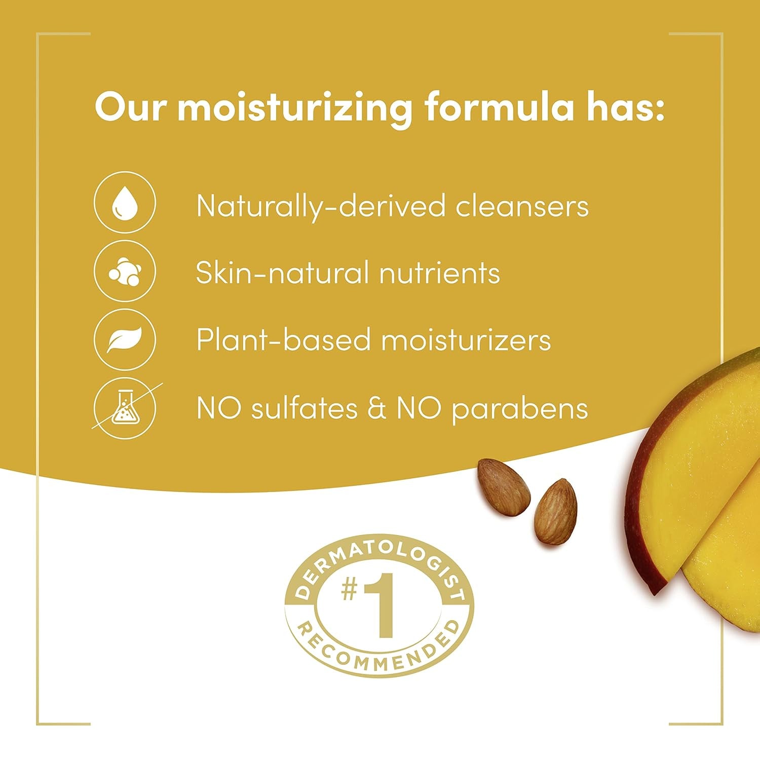Glowing Body Wash Moisturizes for Radiant Skin Mango Butter and Almond Butter Moisturizing and Sulfate-Free 22 Oz, 4 Count