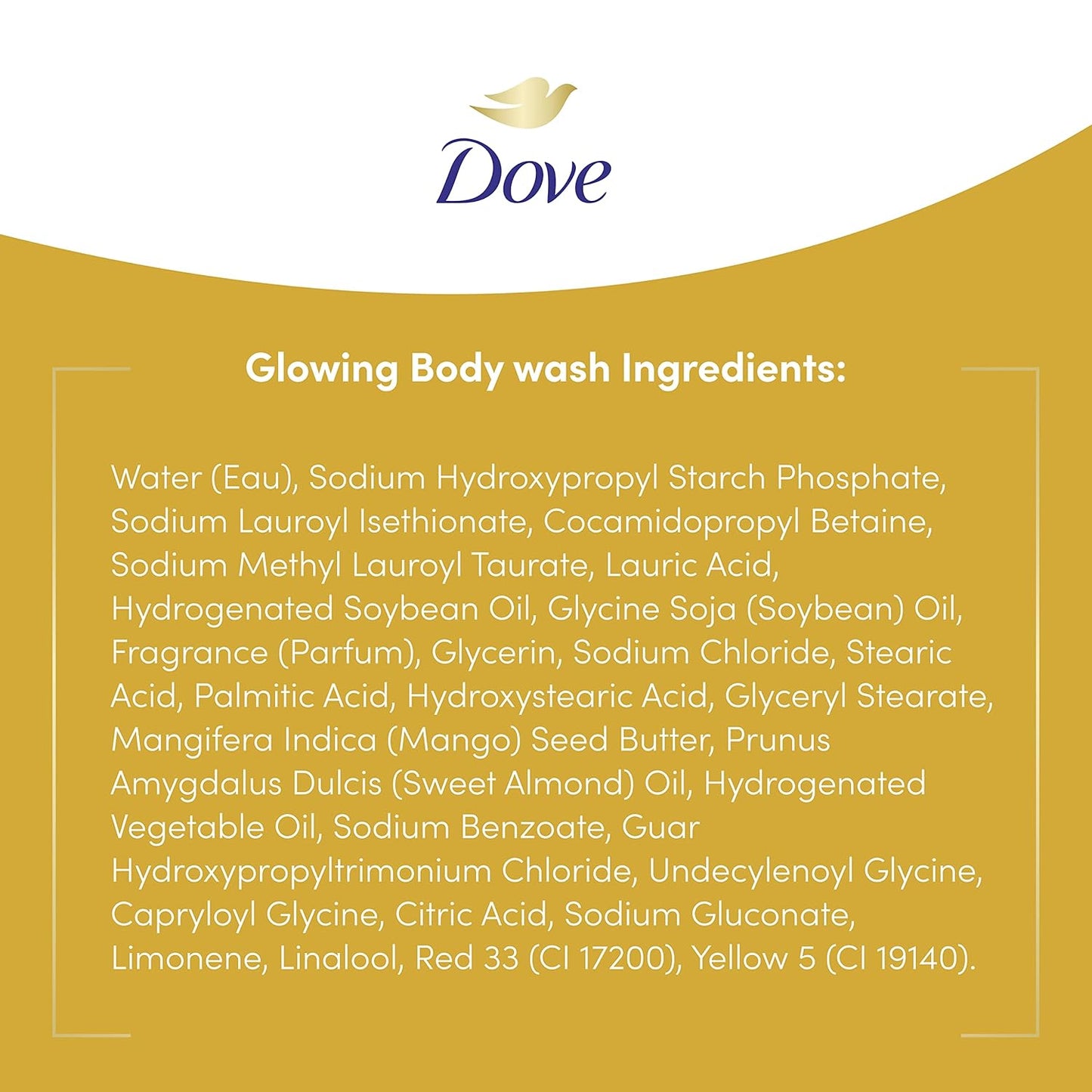 Glowing Body Wash Moisturizes for Radiant Skin Mango Butter and Almond Butter Moisturizing and Sulfate-Free 22 Oz, 4 Count